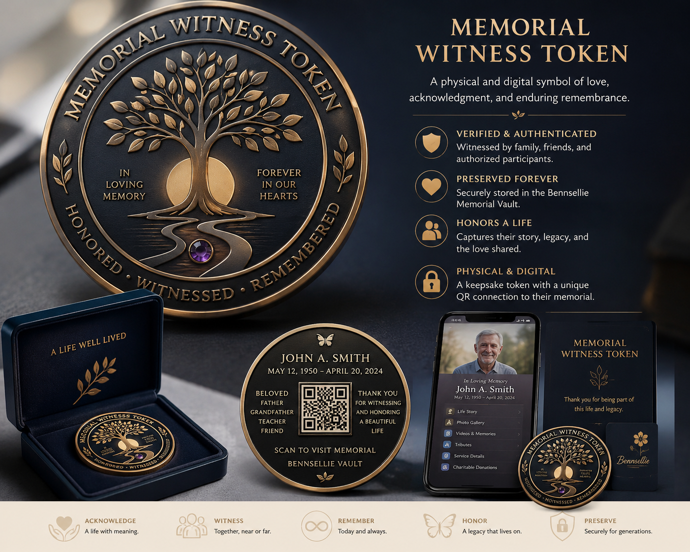 Memorial Witness Token concept